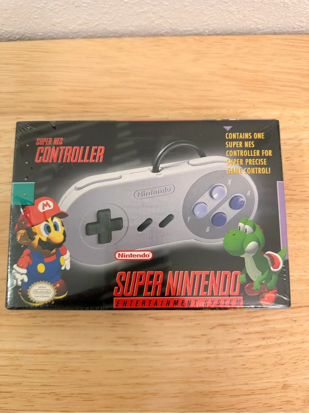 Nintendo Super NES Controller - Light Gray with Purple Buttons